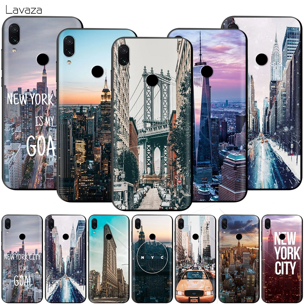NYC New York City чехол для Xiaomi Redmi Note 8 9 S K30 Pro MI MAX 3 6 SE A1 A2 A3 10 Lite Plus 8A F1 |
