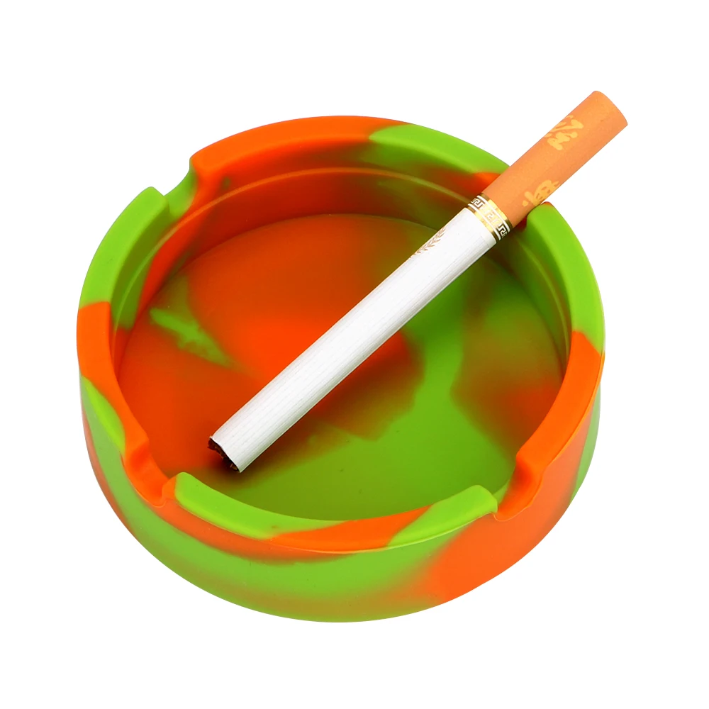 Украшение дома eco-friendly пепельница Камуфляжный, силиконовый пепельница, для курения Аксессуары Бытовые товары