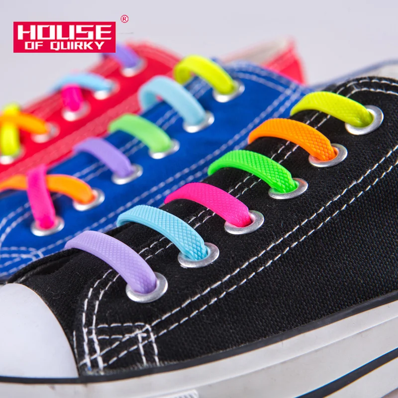 

New Lazy Elastic Silicone Shoelaces No Tie Shoelaces Unisex Women Men Athletic Elastic Silicone Shoe Lace All Sneakers Fit Strap