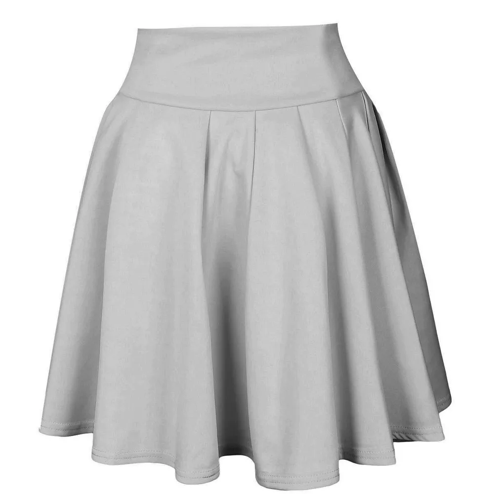 Jaycosin одежда женская короткая юбка женская летняя однотонная натуральная Талия Красивая мини-юбка