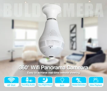 960P Fisheye Ip Camera Wireless Wifi Camera Home Security WiFi Fisheye Camera Bulb Lamp IP Camera 360 Degree Home Security CM.V2 lintratek surveillance camera 960p 360 degree wireless security camera mini ip wifi panoramic vr camera wi fi 3d fisheye ip cam