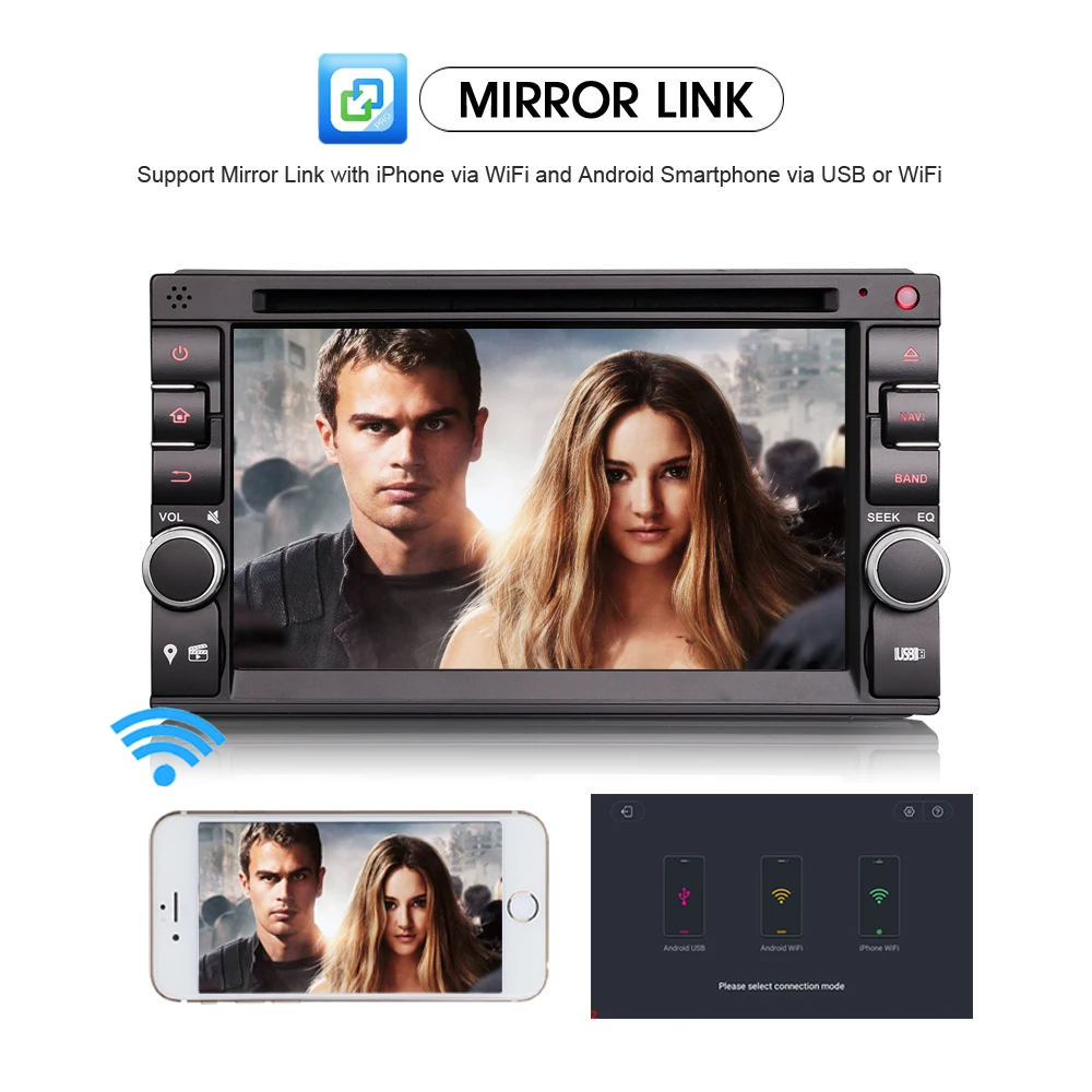 Sale 2Din Android 8.0 GPS Car Stereo FOR Nissan CD MP3 Player Universal 3G Navi DAB+DVB-T 1