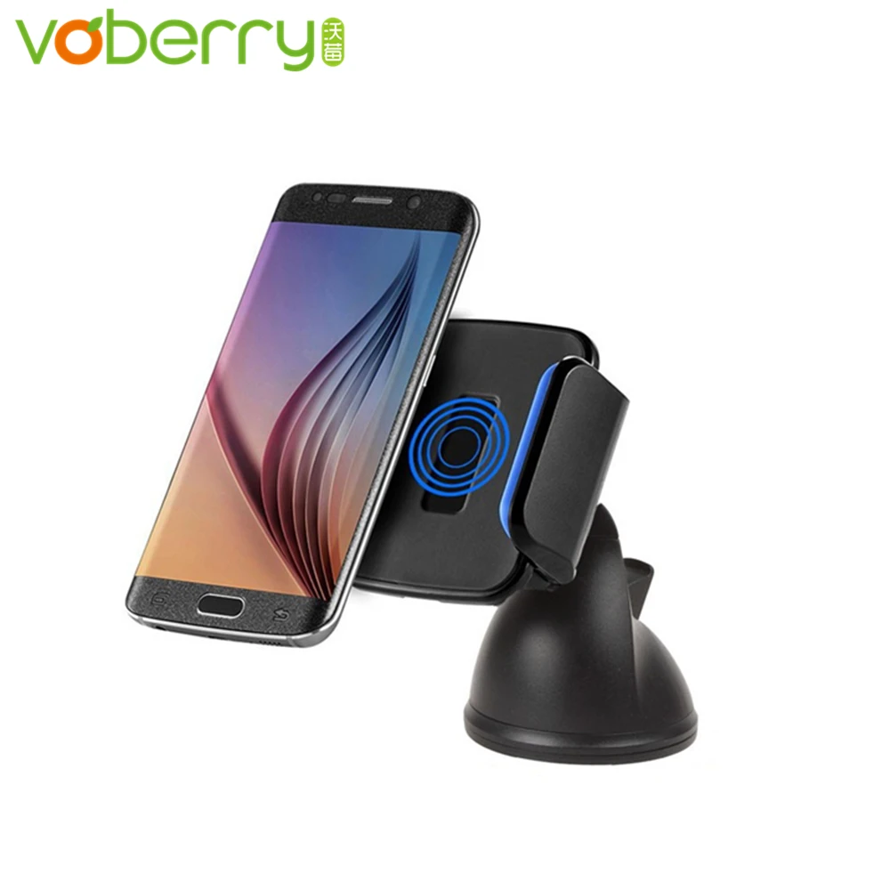 Buy Voberry New Qi wireless car charger holder