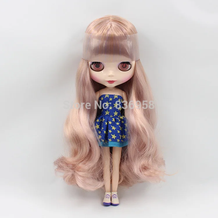 

Nude Doll For Series No.22401049 CHAMPAGNE mix PURPLE HAIR with bangs