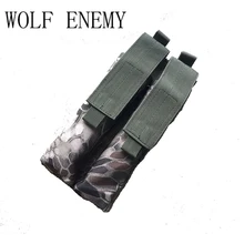 P90 нейлон 600D тактический Molle двойной пистолет маг подсумок закрыть кобура для наружного страйкбола боевой Военная охота