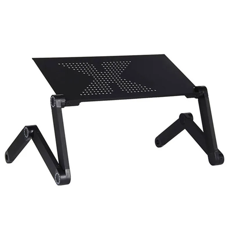 Portable Mobile Laptop Standing Desk For Bed Sofa Laptop Folding Table Notebook Desk With Mouse Pad For Office Furniture