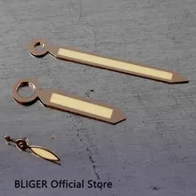 Высококачественная нержавеющая сталь, розовое золотистые стрелки часов подходит для eta 6497 6498 рука обмотки движение H20