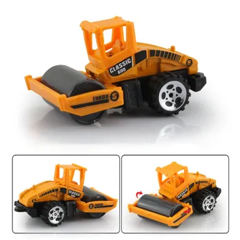

6 Pcs/lot Baby Mini Kid Inertial Engineering Vehicles Car Model Excavator Tractor Dump Truck Educational Toys for Children Baby
