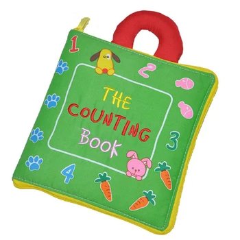 

Soft Books Infant Early cognitive Development My Quiet Books baby goodnight educational Unfolding Cloth Books Activity Books Hot