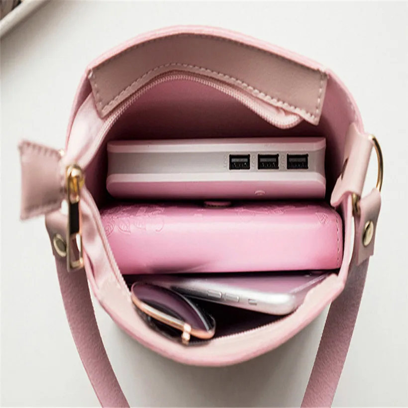 Female Luxury Handbag Designer Artificial Leather Messenger Bag Fashion Shoulder Bag Women 2018 New Messenger Bag