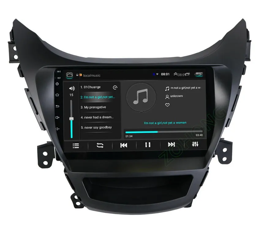 Best 2+32Gb 2.5D 9" Android9.0 car multimedia dvd player for Hyundai Elantra Avante I35 2012 2013 autoradio CAR GPS navigation Stereo 21