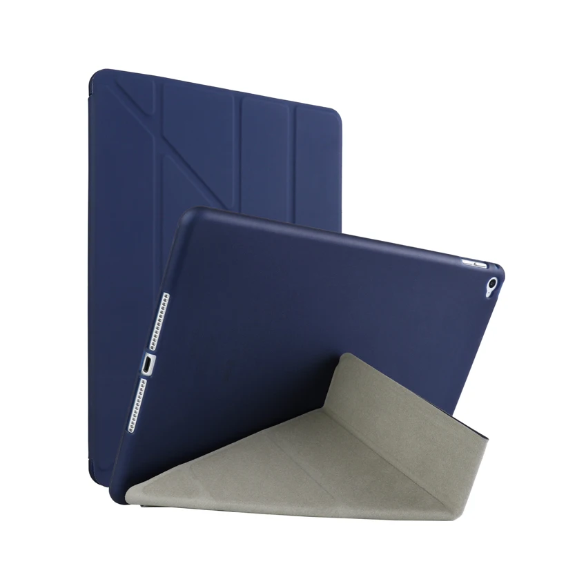 

Case Cover For iPad Pro 10.5 2017 Soft TPU Back Cover Smart Sleep Wake Up Leather Stand Case For iPad A1701 A1709 Bumper Funda