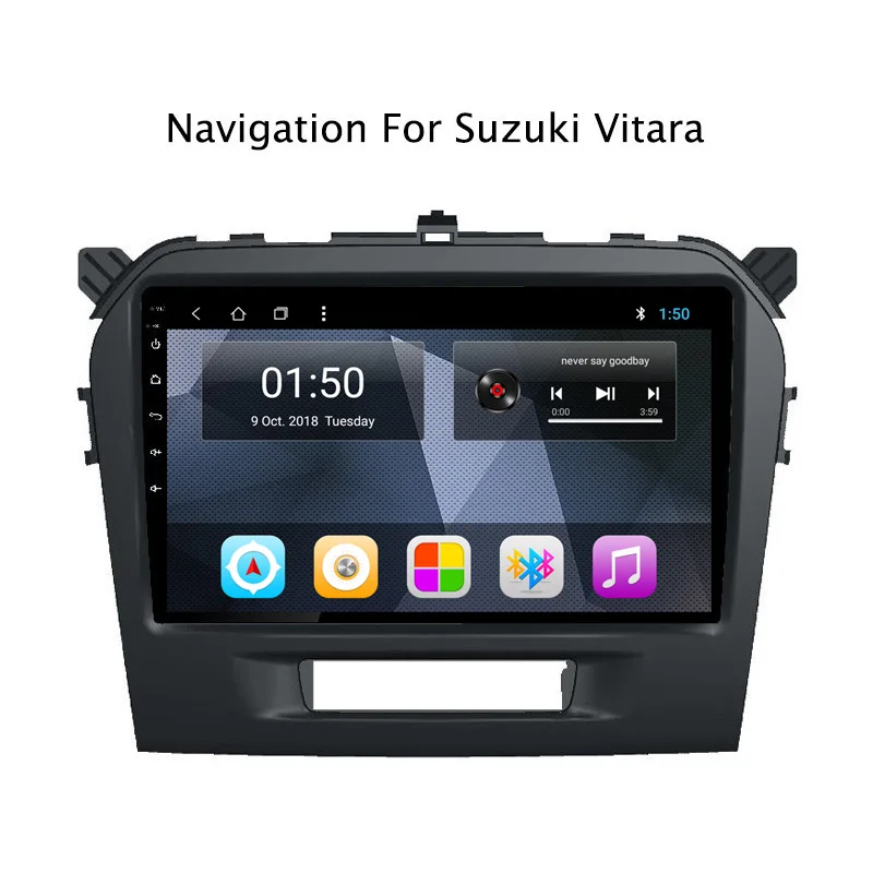 Clearance NAVITOPIA 9inch 2G RAM 32G ROM Android 8.1 Car DVD Multimedia GPS Navigation for Suzuki Vitara 2015 2016 0