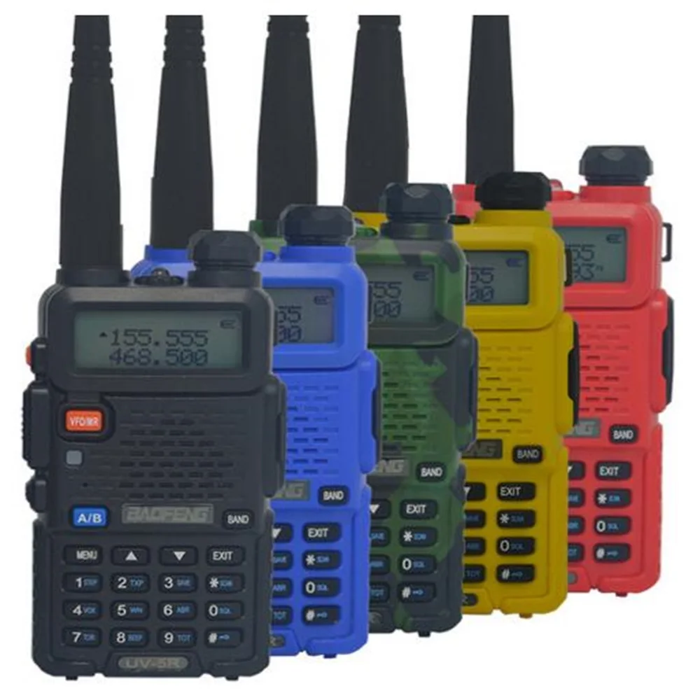 2 шт. Baofeng UV-5R двухканальные рации Dual Band 128CH портативный радио двухстороннее