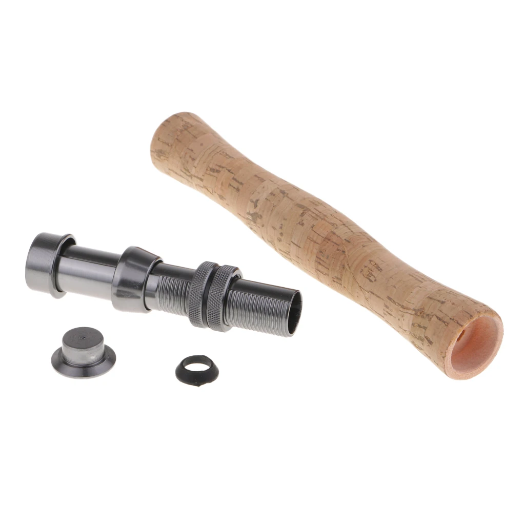 Cork Fly Fishing Rod Handle Grip with Reel Seat Fishing Rods for Rod Building or Repair  170/178mm