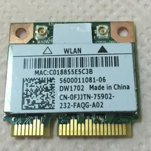 Беспроводная карта адаптера для DW1702 atheros AR5B195 Беспроводная-N wifi Bluetooth BT 3,0 мини-карта pci-e для ноутбука DELL беспроводная сеть