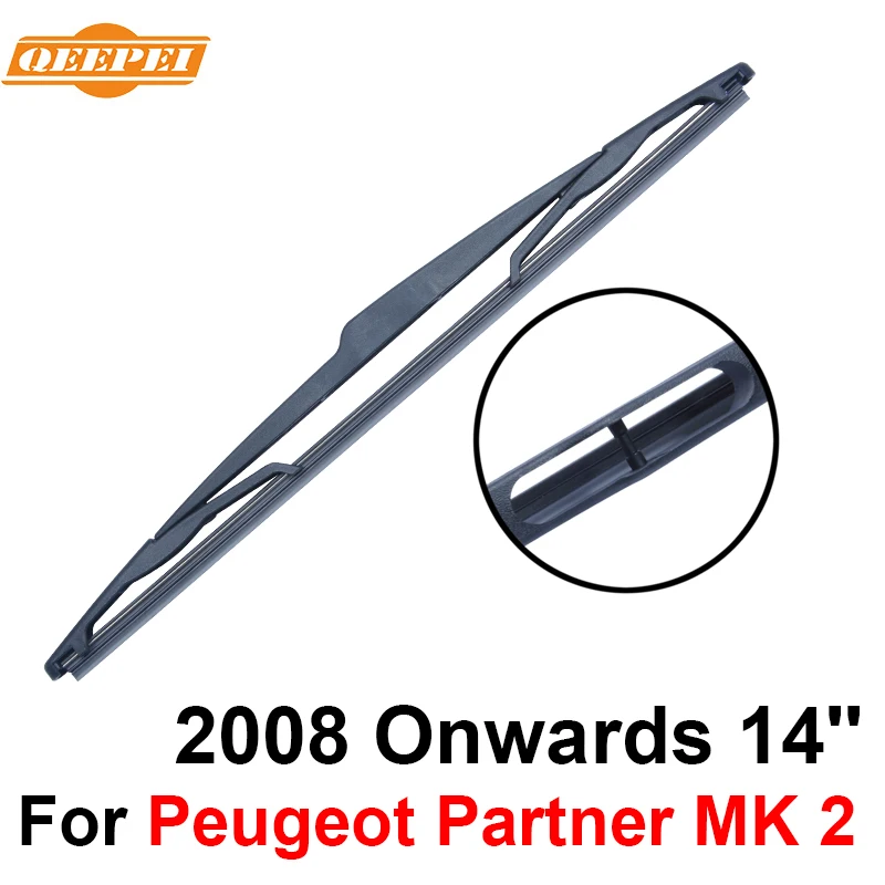 QEEPEI Rear Wiper Blade No Arm For Peugeot Partner MK 2 2008 Onwards 14