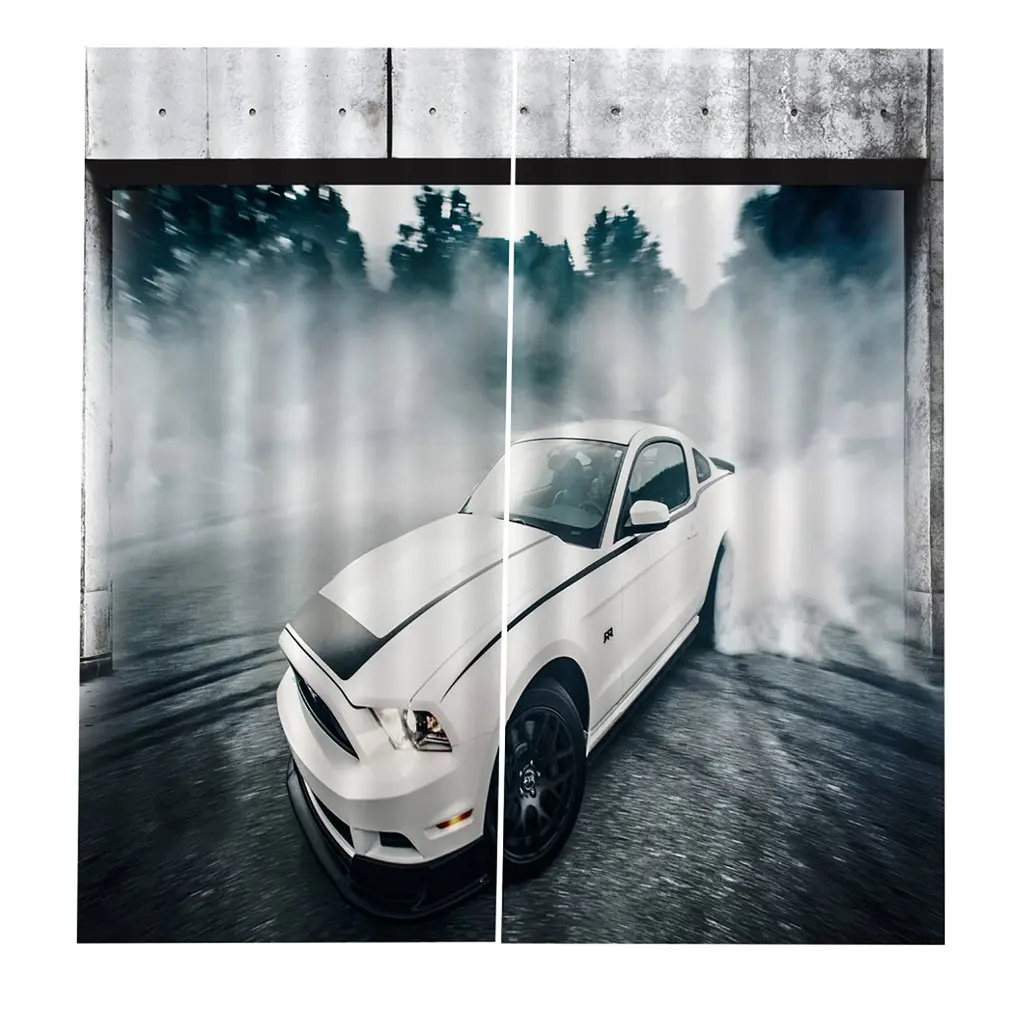

170*200cm Curtains For Living Room Bedroom Window Curtains Printed Balcony Sun Shading BJQ-1472