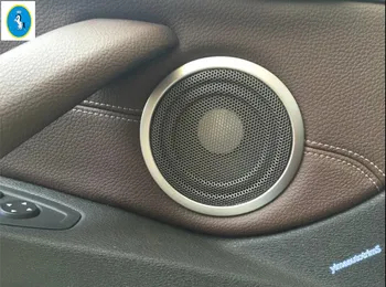 

Yimaautotrims Inside Door Stereo Speaker Audio Loudspeaker Sound Cover Interior Trim Fit For BMW X1 F48 2016 - 2020 ABS