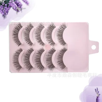 

15 pairs/lot Artificial Popular false eyelashes make up natural long valse wimpers strips eyelash fake eye lashes cosmetics
