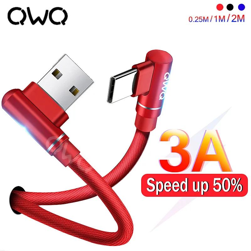

3A USB Type C Cable for Samsung USB C Phone Cable Fast Charging For Huawei Type C Cable for Xiaomi redmi USB Type-C Devices