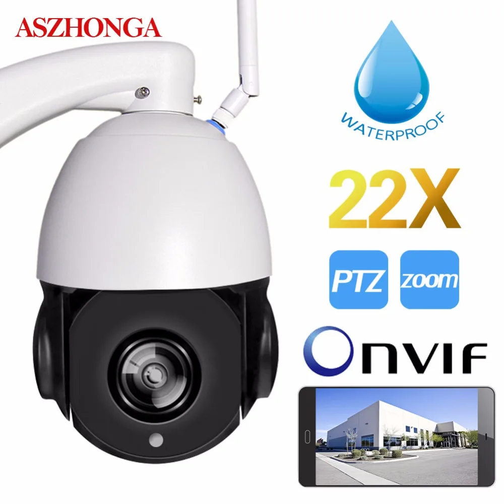 

22X Zoom PTZ Security IP Camera 1080P HD Wireless Wifi Camera Outdoor Waterproof Motion Detection IR 150M Onvif CCTV Cam