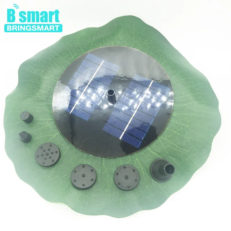 JT-160FHY28 8V DC Brushless Motor Solar Pump 200L/H Lift 90CM Simulation Lotus Leaf Fountain Pond Fountain with Solar Panel JT-160FHY28 8V DC Brushless Motor Solar Pump 200L/H Lift 90CM Simulation Lotus Leaf Fountain Pond Fountain with Solar Panel