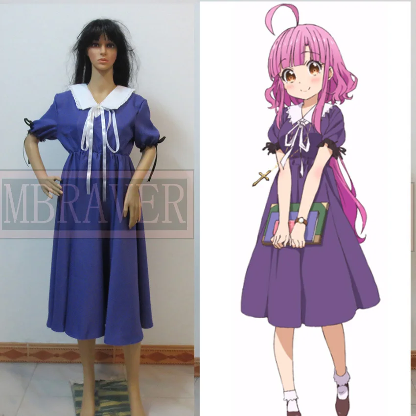 Gakkou Gurashi! School-Live! Megumi Sakura Cosplay costume dress Custom Made Any Size |