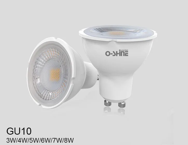 

AC85-265V 8w 320pcs E27 led lighting gu10 3000k spotlight cob led