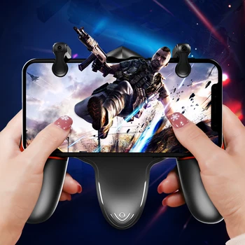 

For PUBG Mobile Game Gamepad Handle Game Controller with Cooling Fan for Android/ IOS Mobile Phone Gaming Console Joystick