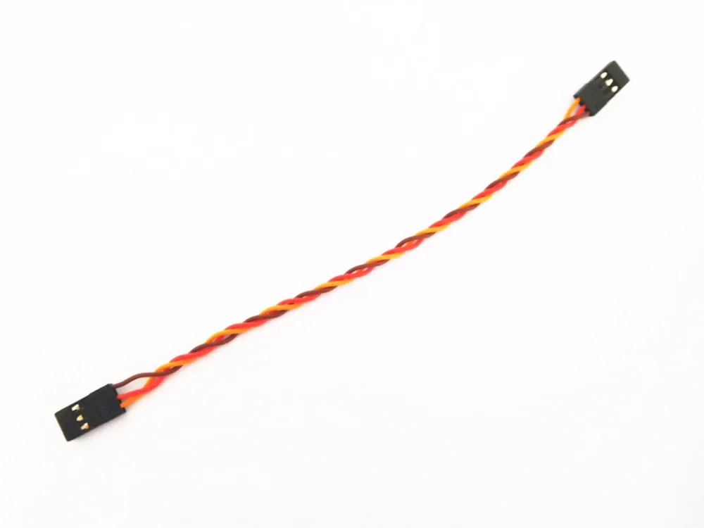 

20pcs 15cm 26# 26AWG 30 Cores Flight Control Connection Cable JR Male to Male Servo Twisted Wire Cable Cord