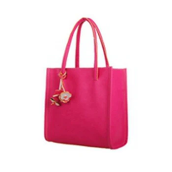 

Fashion Elegant girls handbags leather shoulder bag candy color flowers Women tote women crossbody bag Pure Color messenger bag