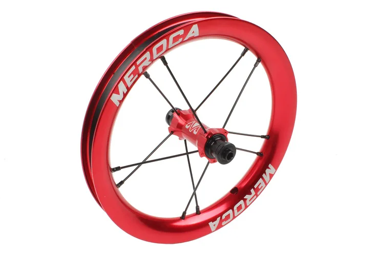 Excellent MEROCA Sliding kids Bike Wheel Set 12 inch wheelset K Bike S Balance Bicycle Modification High Rim sealed Bearing Palin Wheels 3