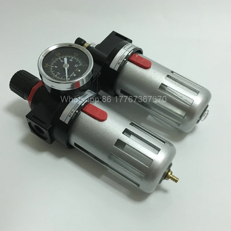 Airtac Тип Пневматический воздушный frl BFC2000 1/4 дюйма с манометром Регулятор Фильтра
