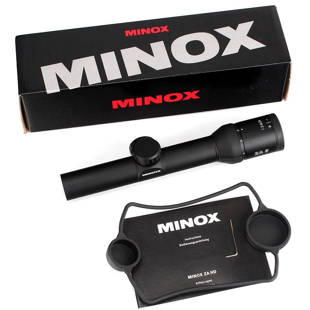 Охота MINOX ZA 5 HD 1 2 6X24 BDC 800 сетка компактный прицел длинные зрачка тактический