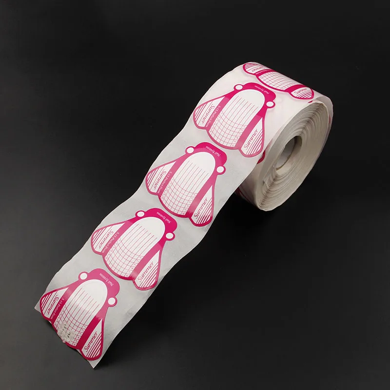 

50Pcs/Lot Nail Art Tips Extension Forms Guide French Rose Penguin DIY Tool Acrylic UV Gel Extend False Nail Tips Tools