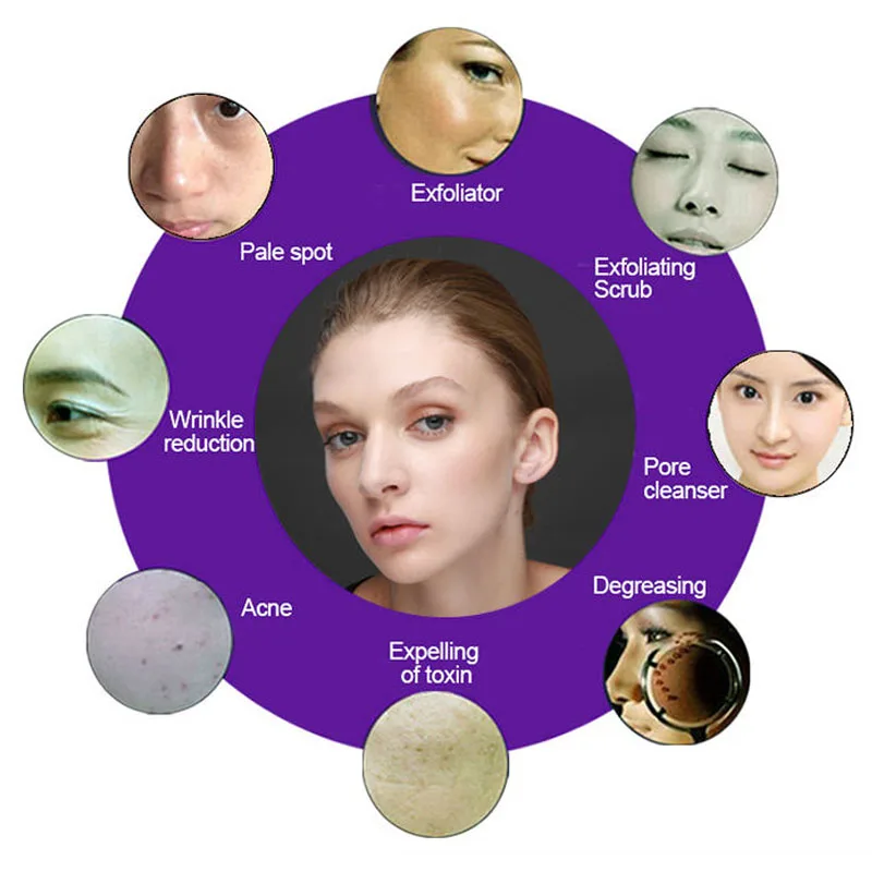 ultrasonic face skin cleaner device  face exfoliator