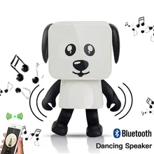 Anskp Portable Wireless Bluetooth Speakers Mini Dancing Robot Dog Hands free for font b Smartphones b