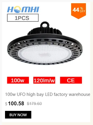 Гараж освещение 100 Вт светодио дный Led НЛО high bay Мощные огни taller строительство лампы промышленных свет для работы 110 V 220 V Алюминий