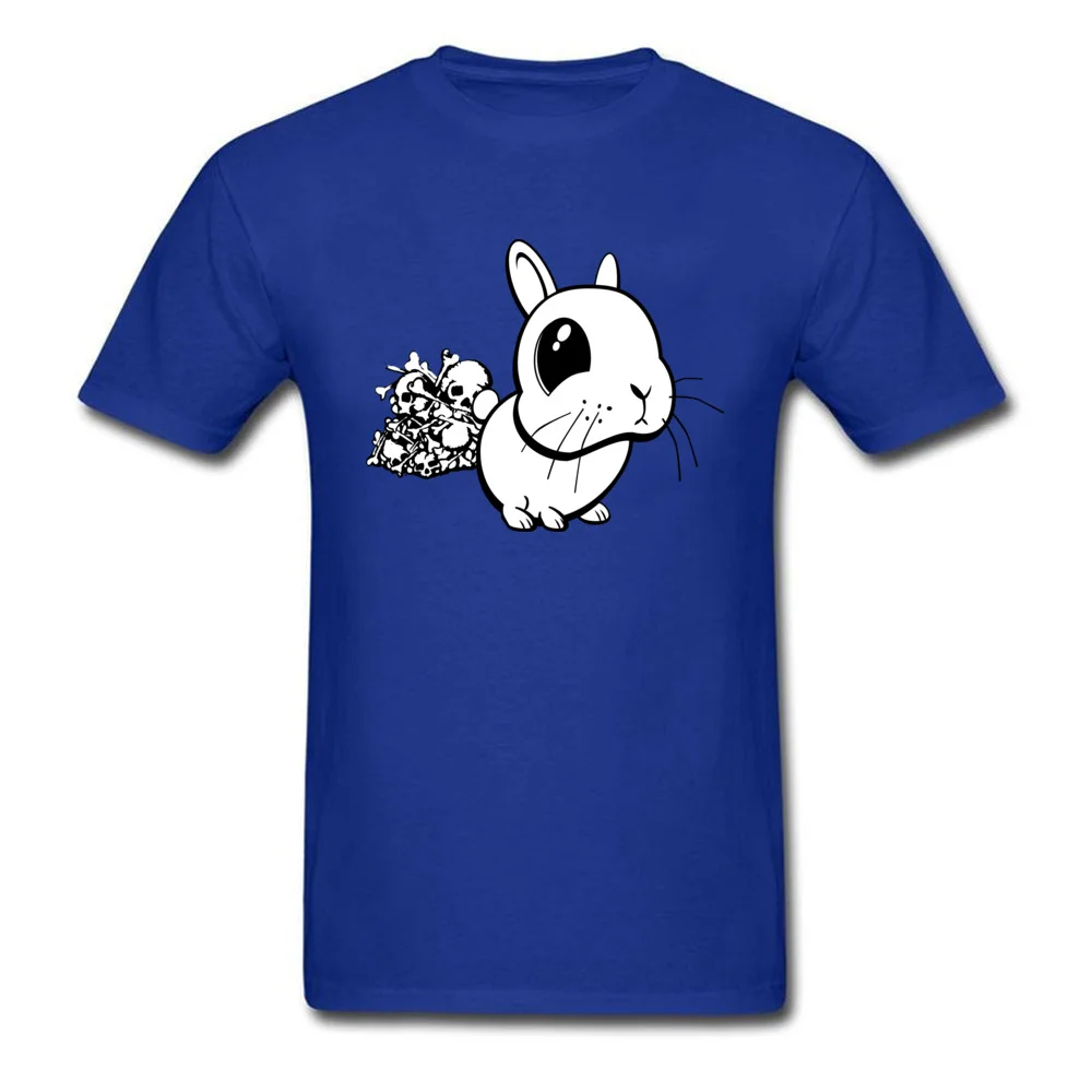 Bunny Europe Top T-shirts for Men Cotton Fabric Summer/Fall T Shirt Slim Fit Sweatshirts Short Sleeve Brand New Round Collar Bunny blue