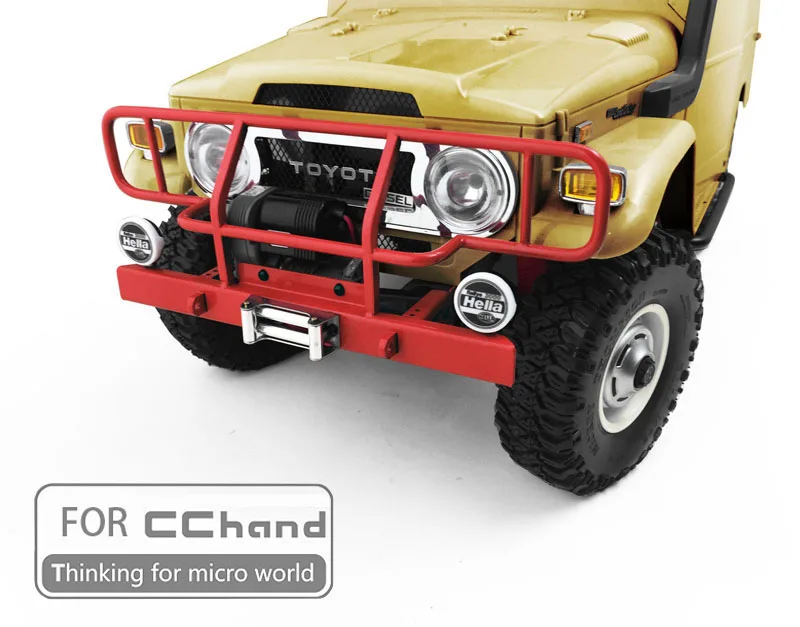 Металлический бампер для RC4WD 1/10 Gelande II Cruiser/FJ40 RHINO RC автомобиль игрушка