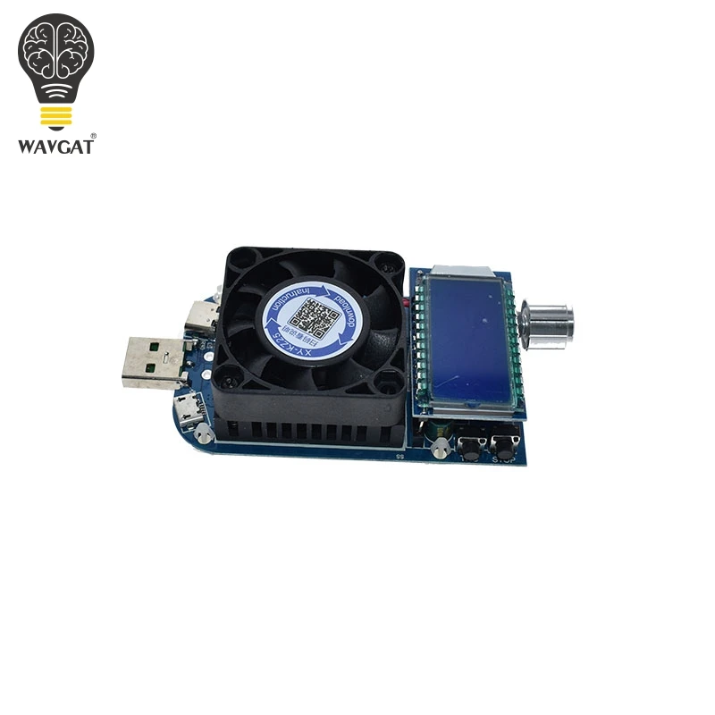 Регулируемый USB резистор с электронной нагрузкой измеритель емкости и