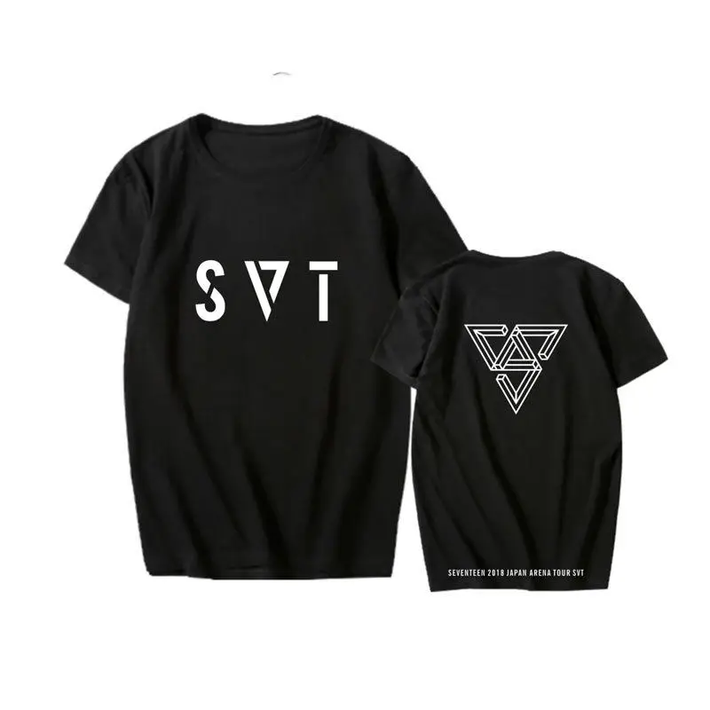 SEVENTEEN 17 Unisex T-shirt 2018 JAPAN ARENA SVT Concert men T shirt Casual Top short sleeve Tee KPOP (5)