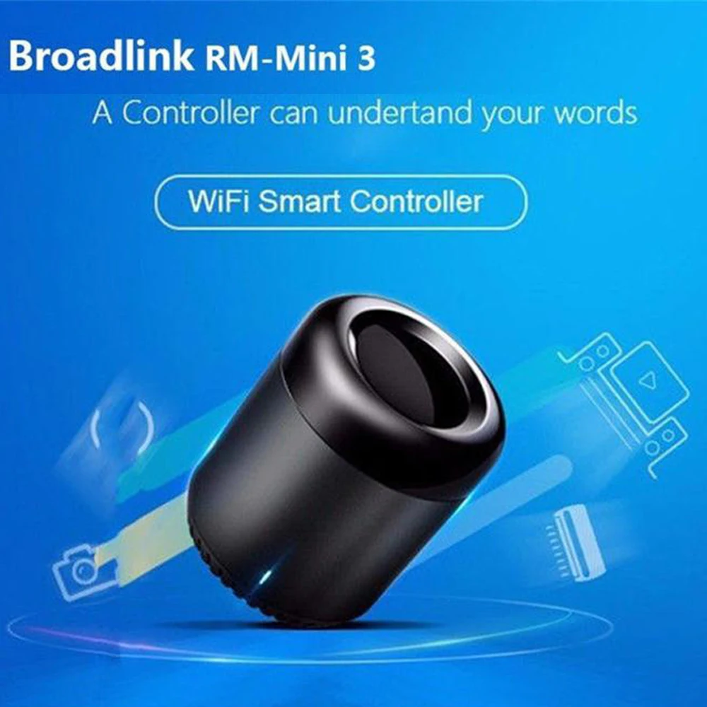 

Broadlink Original RM Mini 3 WiFi+IR Smart Home APP Remote Control for Alexa Google Home IFTTT with UK AU US EU Adapter SP3 Plug