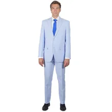 Handsome men’s formal suit high quality custom hot sale pure color best man wedding gown PROM suit (jacket + pants)
