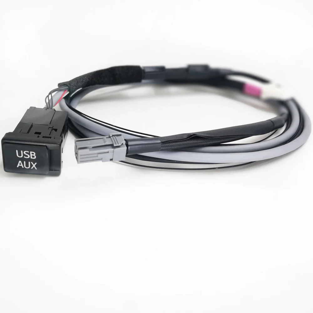 Biurlink USB AUX переключатель разъем AUX USB жгут аудио адаптер 5Pin разъем для Toyota Corolla Rav4 Highlander Land Cruiser Camry