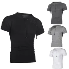 Магазин Джессики Человек тренировки Леггинсы Фитнес Спорт индивидуальная повязка мужская Тонкая рубашка с короткими рукавами Топ Блузка