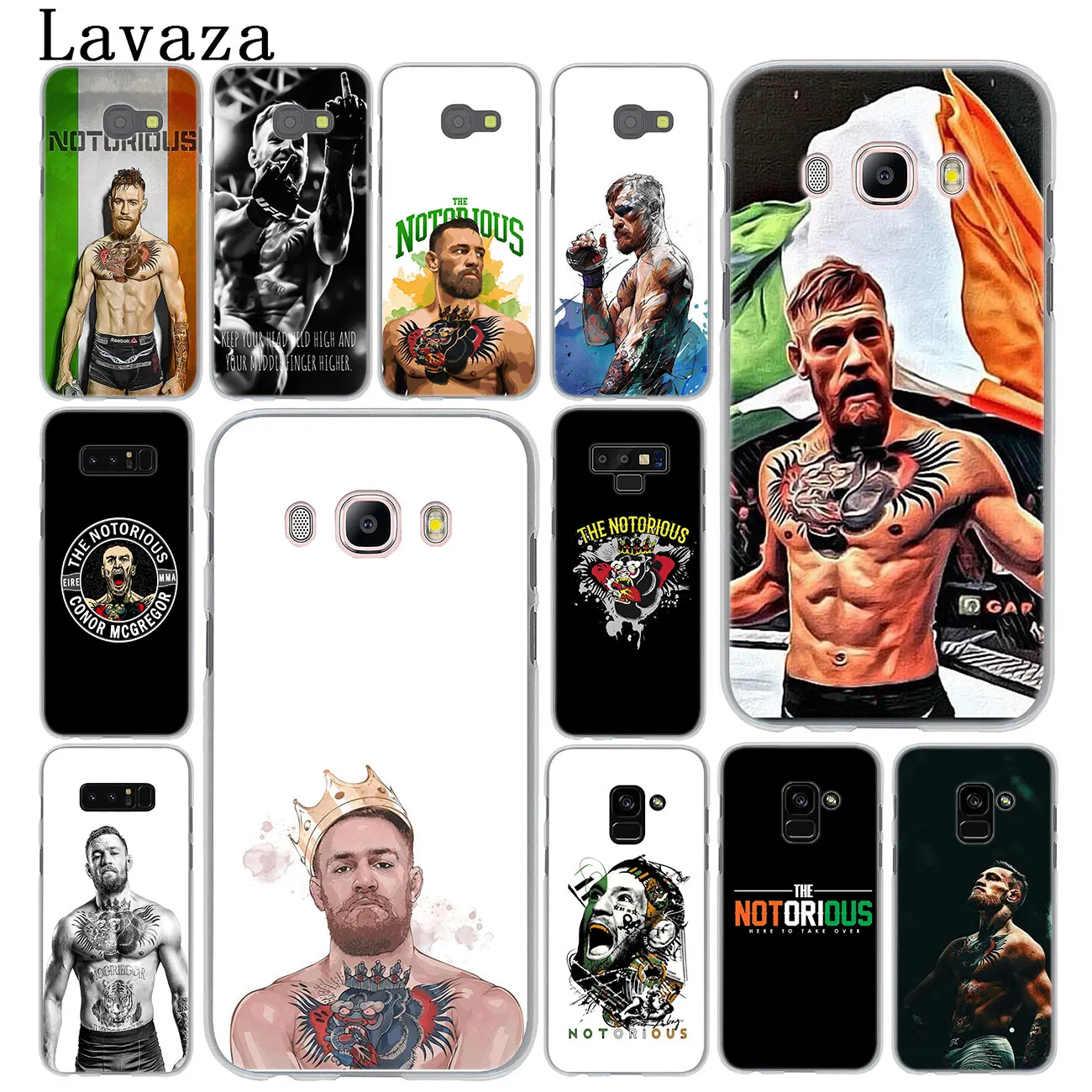 

Lavaza Conor McGregor Phone Case for Samsung Galaxy Note 10 9 8 A9 A8 A7 A6 Plus + 2018 A3 A5 2017 2016 2015 Cover