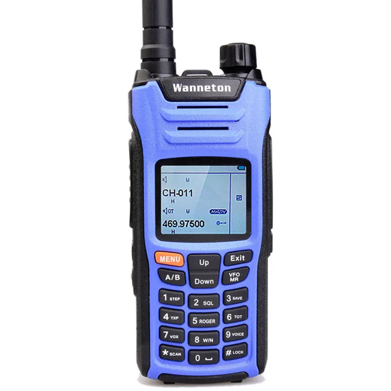 Tetra-Band UV6F Walkie Talkie Radio Mobil Handphone Telsiz Interkom untuk Berburu Walkie Talkie 10Km Daya Tinggi