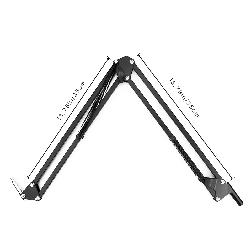 FELYBY профессиональный черный микрофон Набор Регулируемая металлическая подвеска ножничный кронштейн микрофонная подставка держатель для крепления на ПК/ноутбук